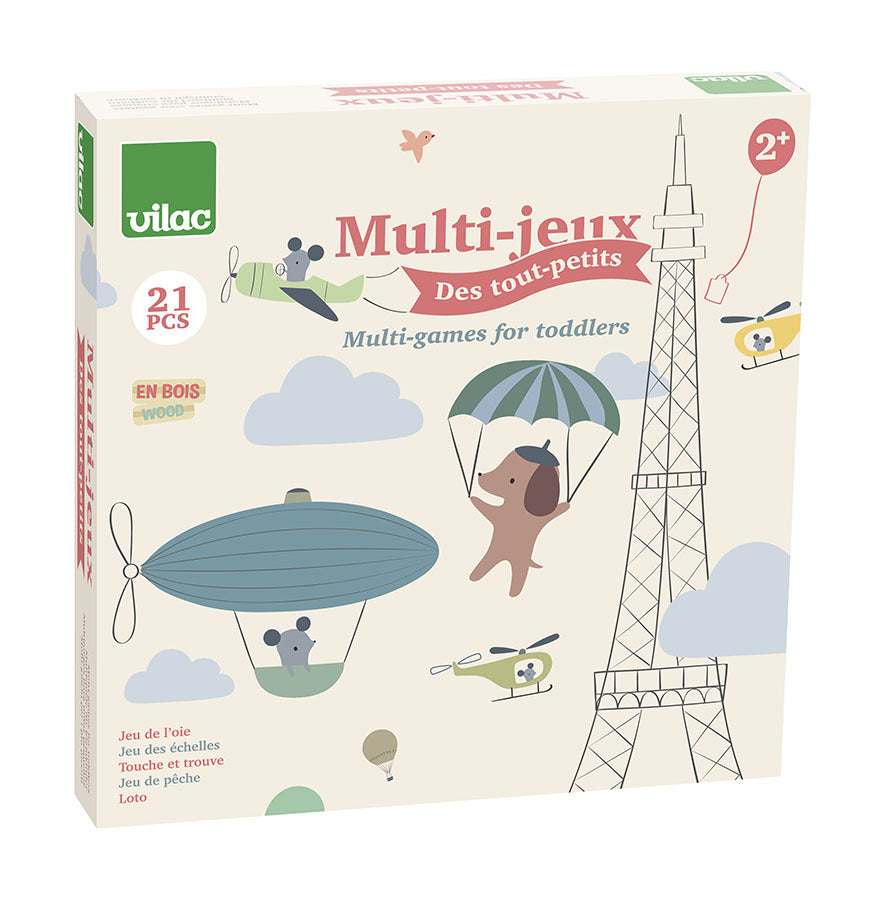 Jeu des tout petits multi-jeux Sarah Betz VILAC