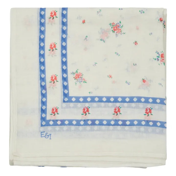 Foulard 50 x 50 cm PAQUERETTE EMILE & IDA