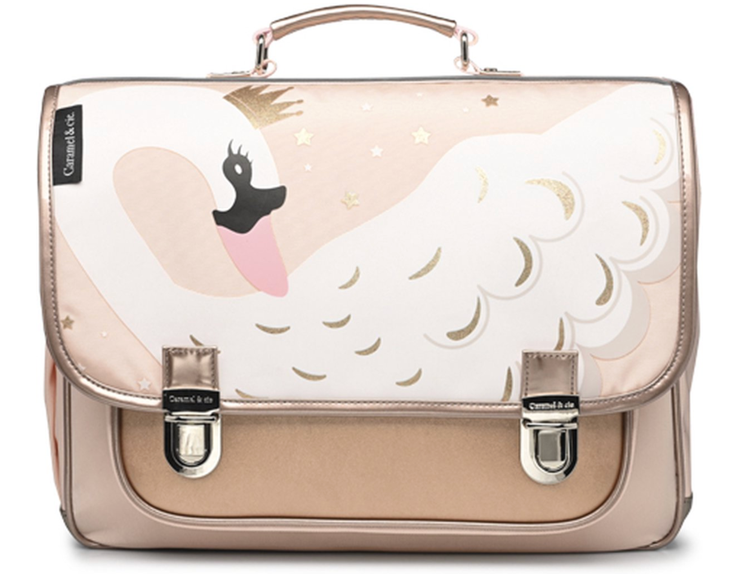 Cartable Moyen LADY SWAN CARAMEL & CIE