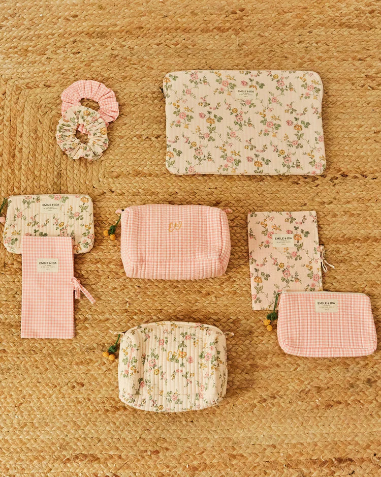 Petite trousse imprimé rosier EMILE ET IDA