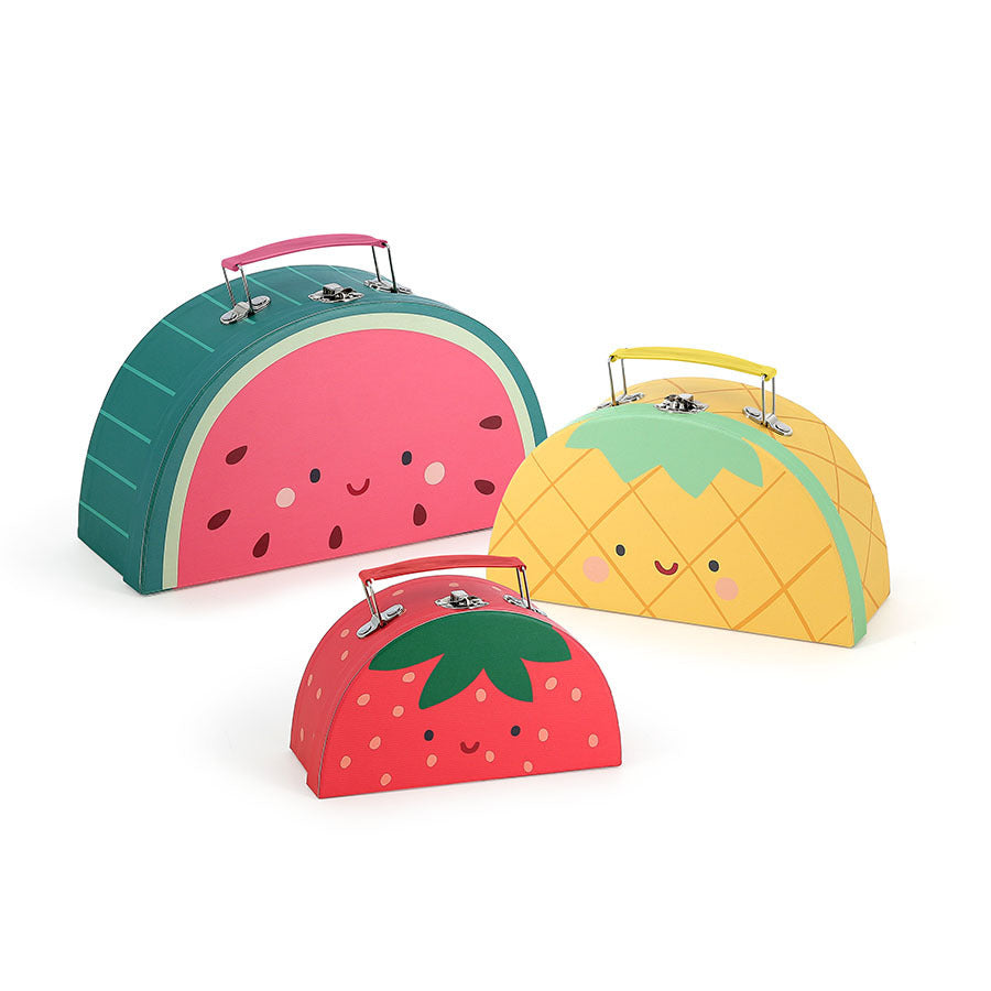 Set de 3 valisettes les fruits gourmands Sarah Betz VILAC