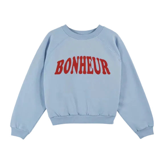 Sweat Bonheur ADULTE bleu EMILE & IDA