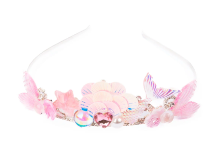 Serre-tête Océan Tiara rose GREAT PRETENDERS