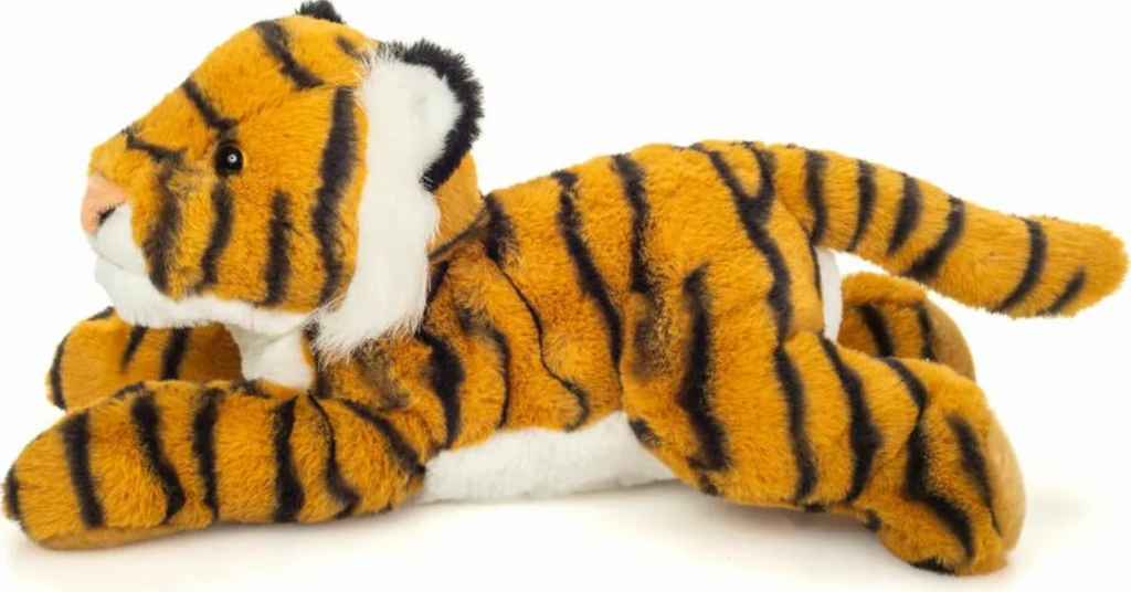 Peluche tigre allongé 33cm HERMANN TEDDY