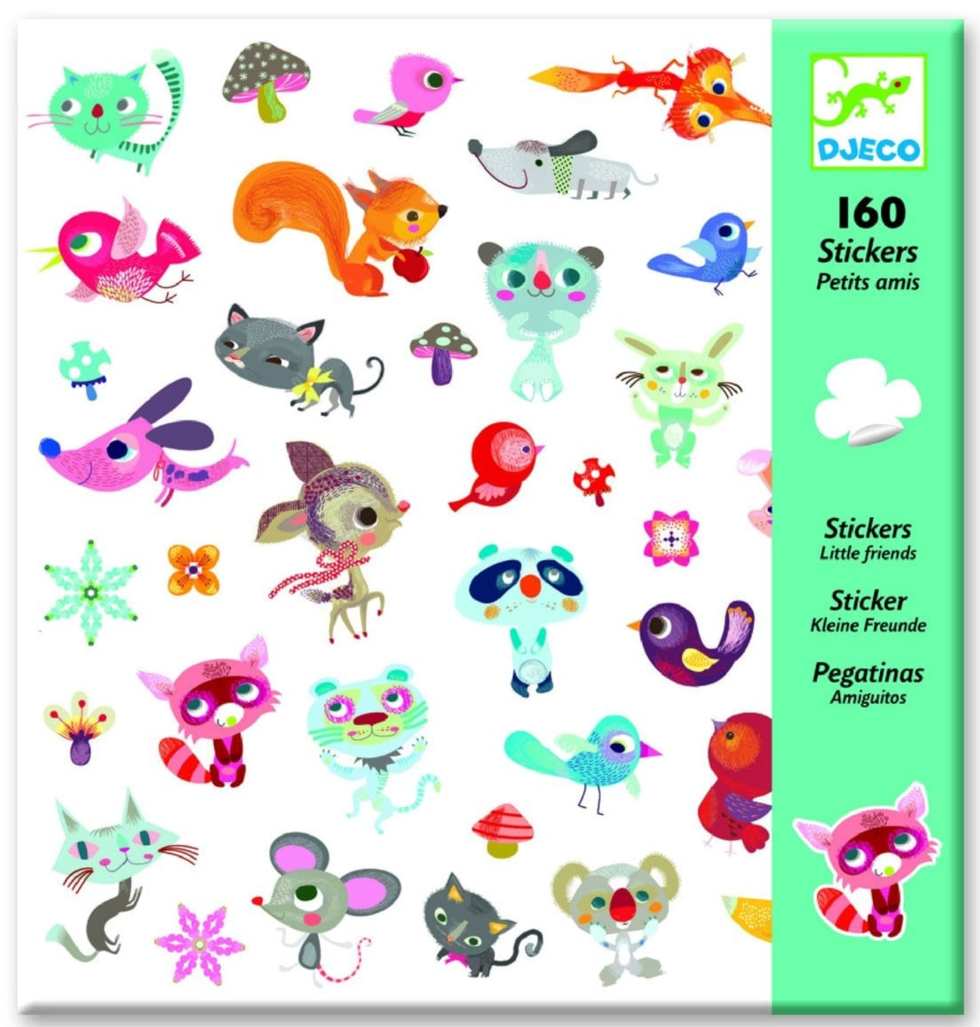 Stickers papier Petits Amis DJECO