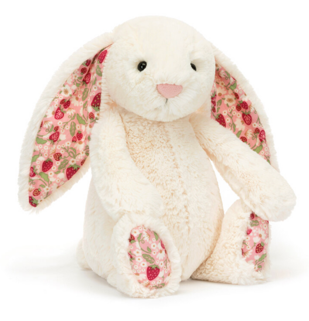 Blossom Lapin Cream BERRY Médium JELLYCAT