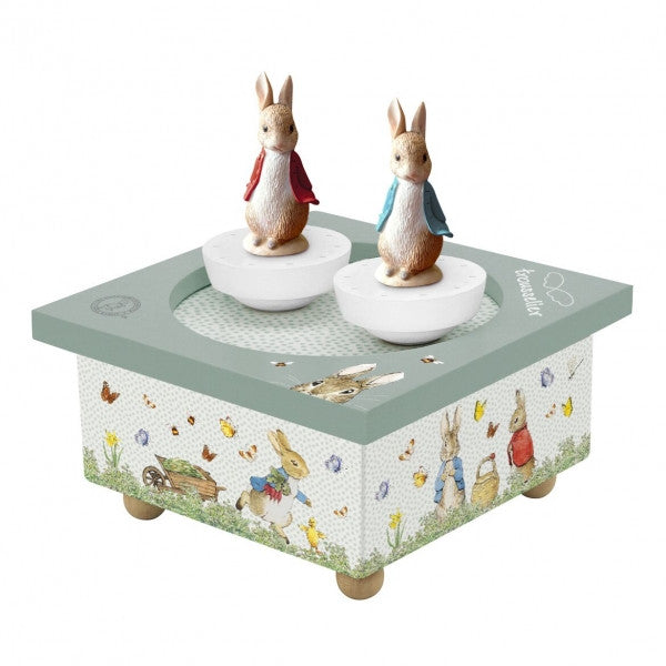 Boîte à musique Peter Rabbit jardin TROUSSELIER