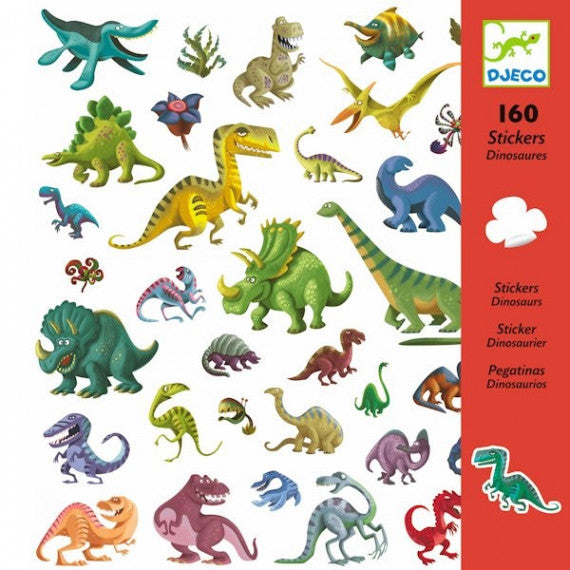Stickers papier Dinosaures DJECO