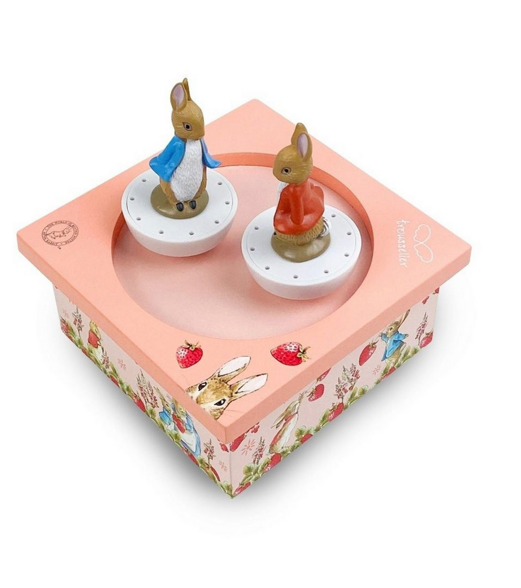 Boîte à musique Peter Rabbit fraises TROUSSELIER