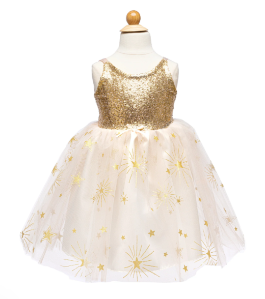 Robe dorée Glam Party GREAT PRETENDERS