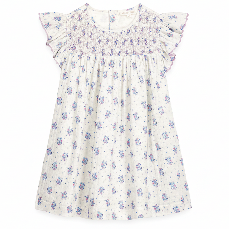 Robe SHANTI cream flower dunes LOUISE MISHA
