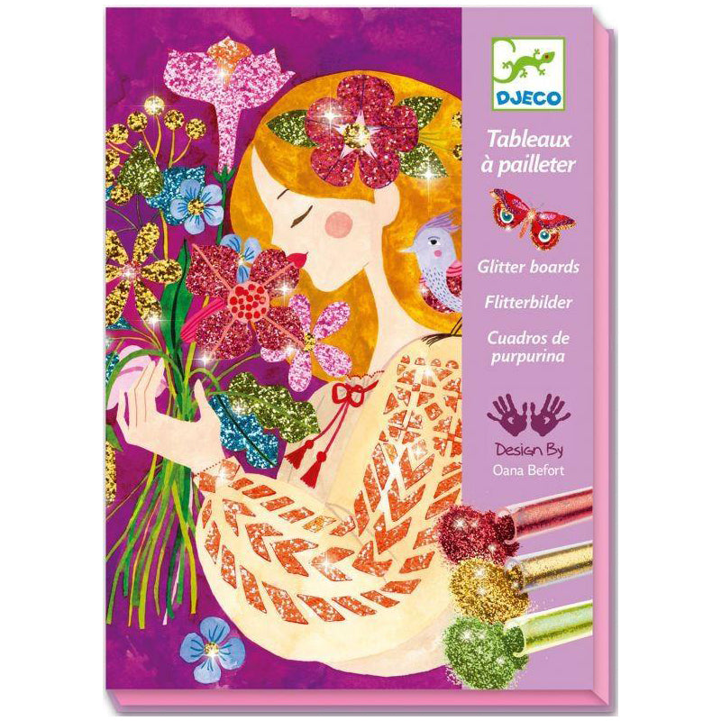 Tableaux paillettes Le Parfum des Fleurs DJECO