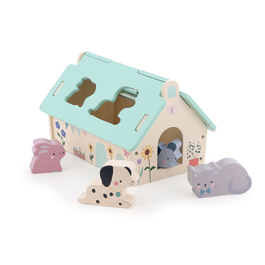 Boîte à formes maison des animaux Sarah Betz VILAC