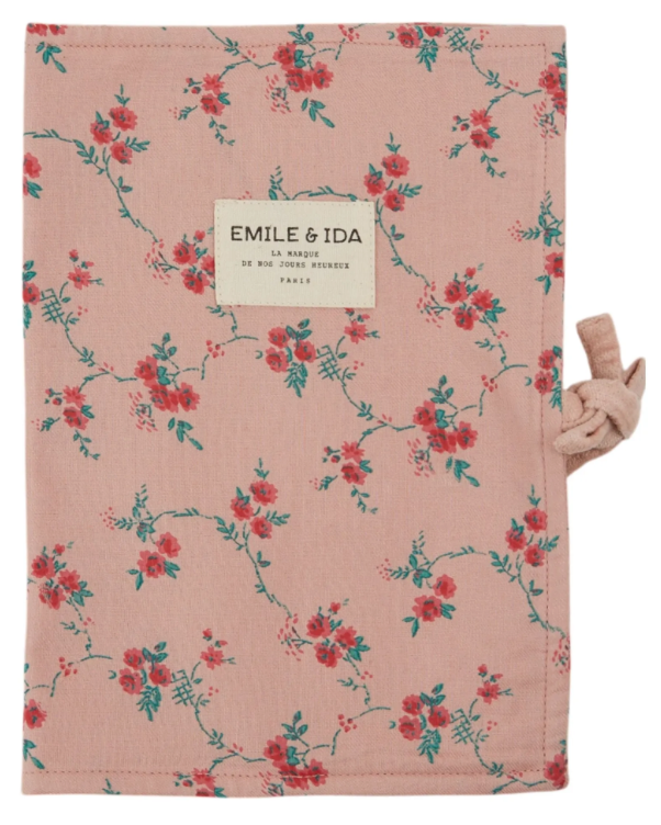 Couverture carnet de santé Aster rose EMILE & IDA