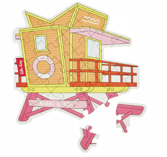 Puzzle Miami Plage HELLO HOSSY