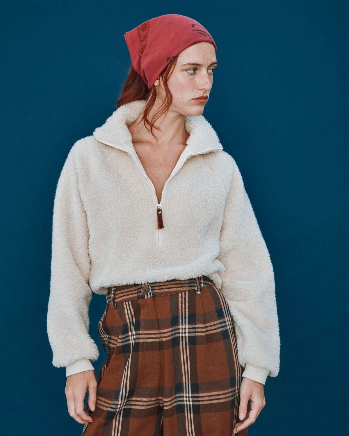 Sweat ADULTE Sherpa crème EMILE & IDA