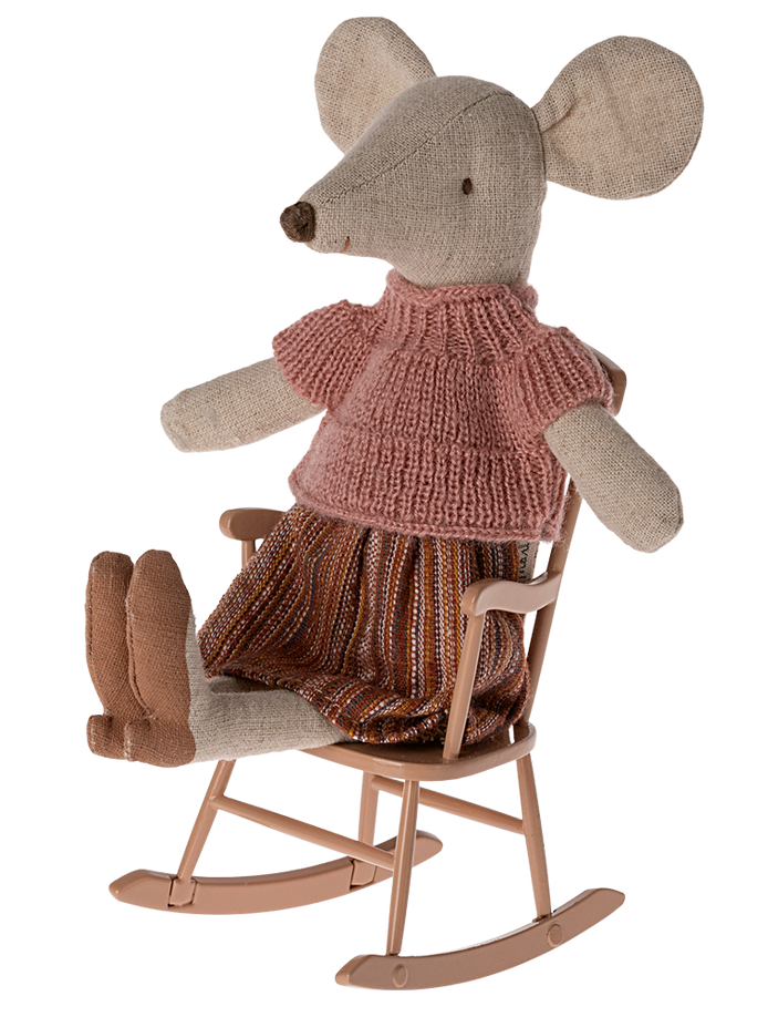 Chaise à bascule Rose Souris MAILEG
