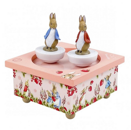 Boîte à musique Peter Rabbit fraises TROUSSELIER
