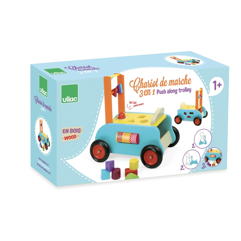 Chariot de marche 3 en 1 VILAC