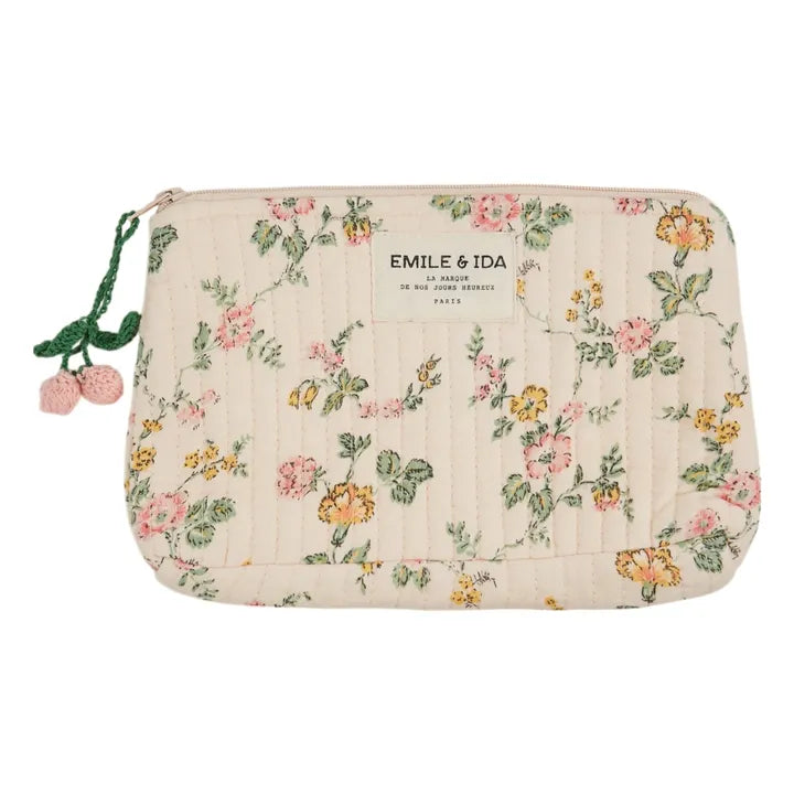 Petite trousse imprimé rosier EMILE ET IDA