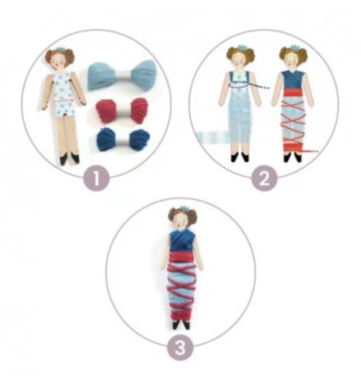 Poupées tracas DIY DJECO