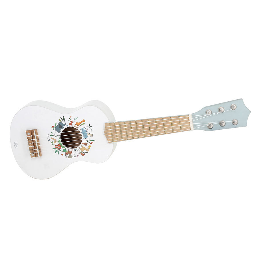 Guitare en bois blanc Les animaux du monde Sarah Betz VILAC