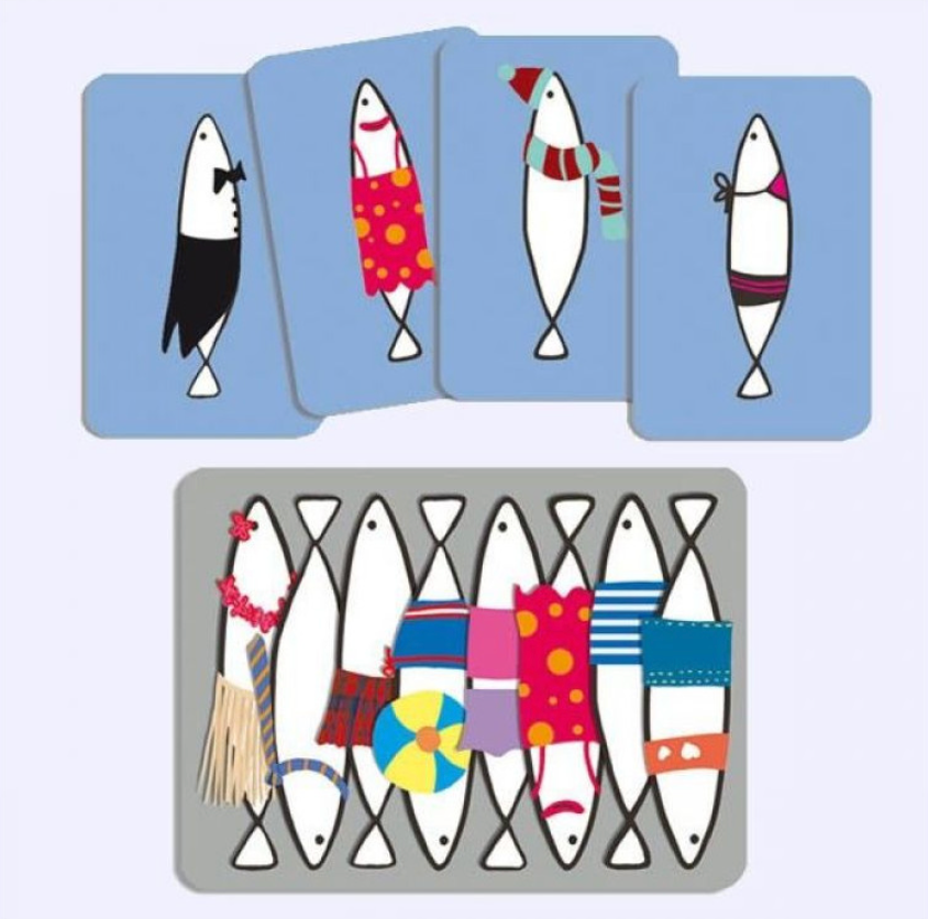 Jeu de cartes Sardines DJECO
