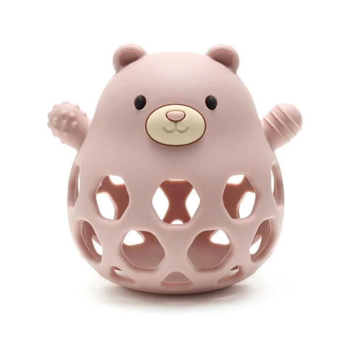 Balle de motricité Ours Rose RAMMELAARTJE