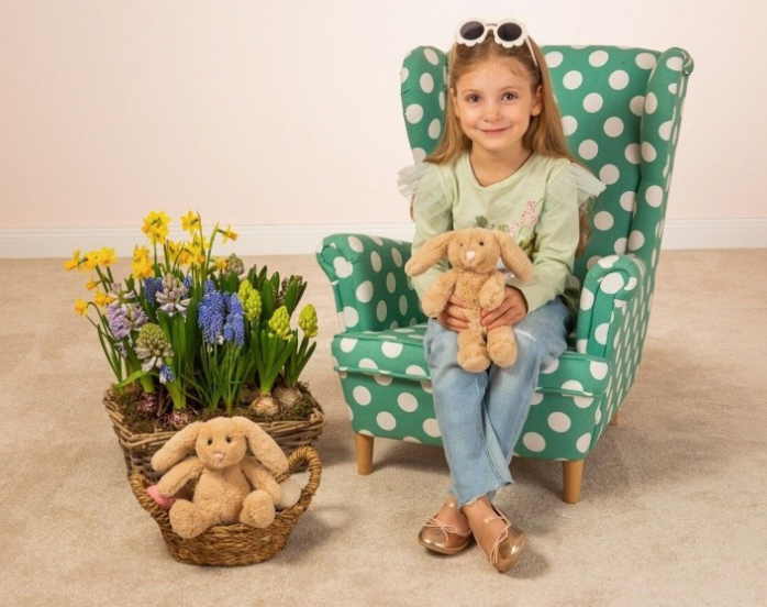 Peluche Lapin Anny 23cm HERMANN TEDDY