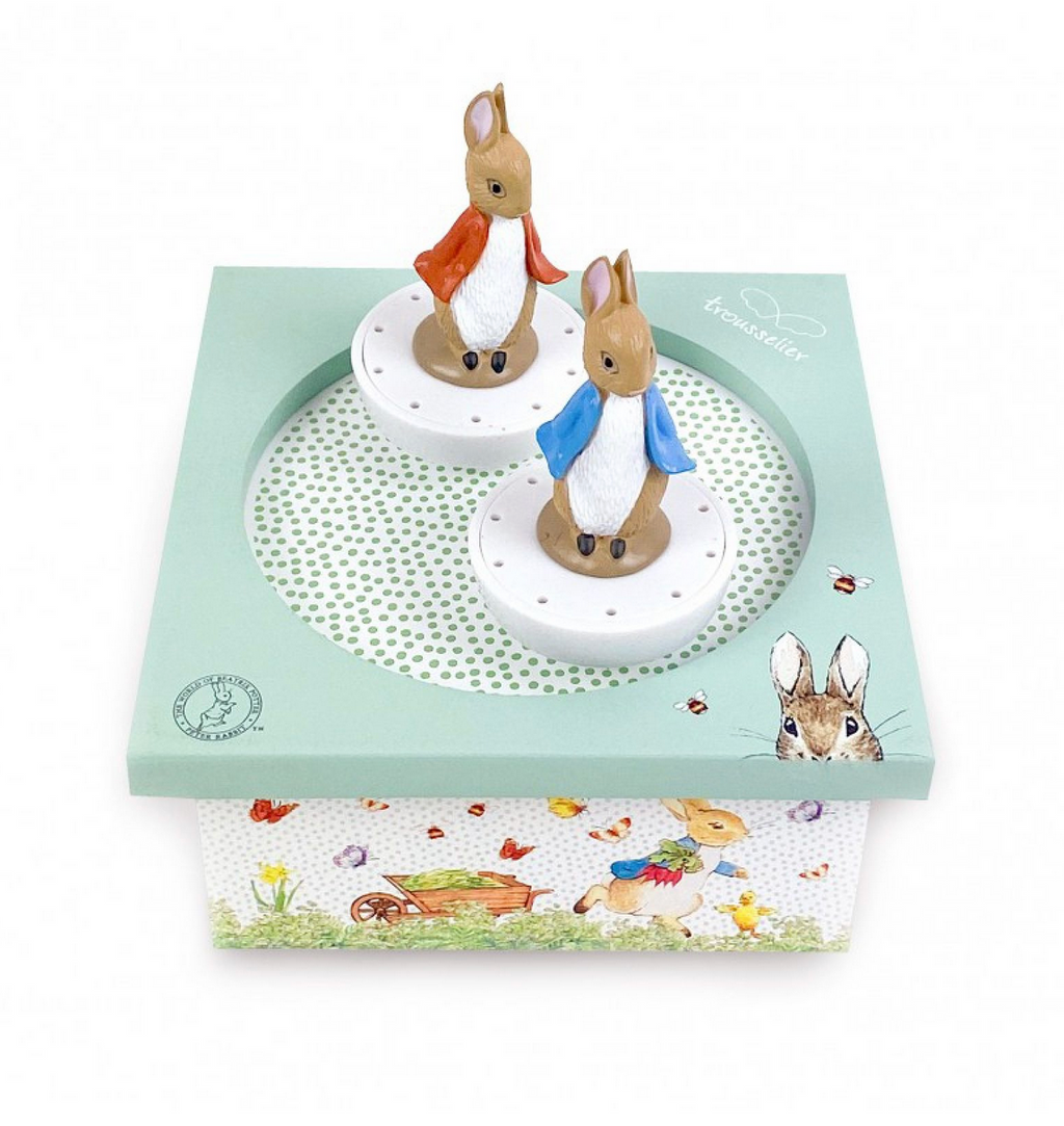 Boîte à musique Peter Rabbit jardin TROUSSELIER