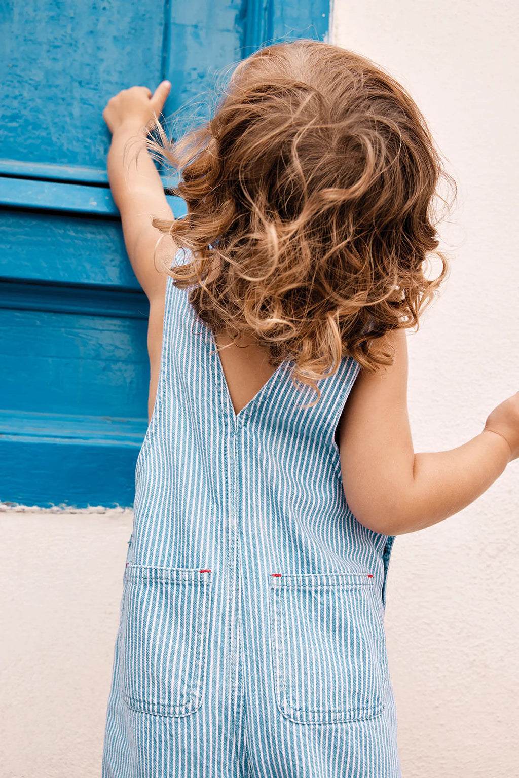 Salopette NICE rayures denim BONTON