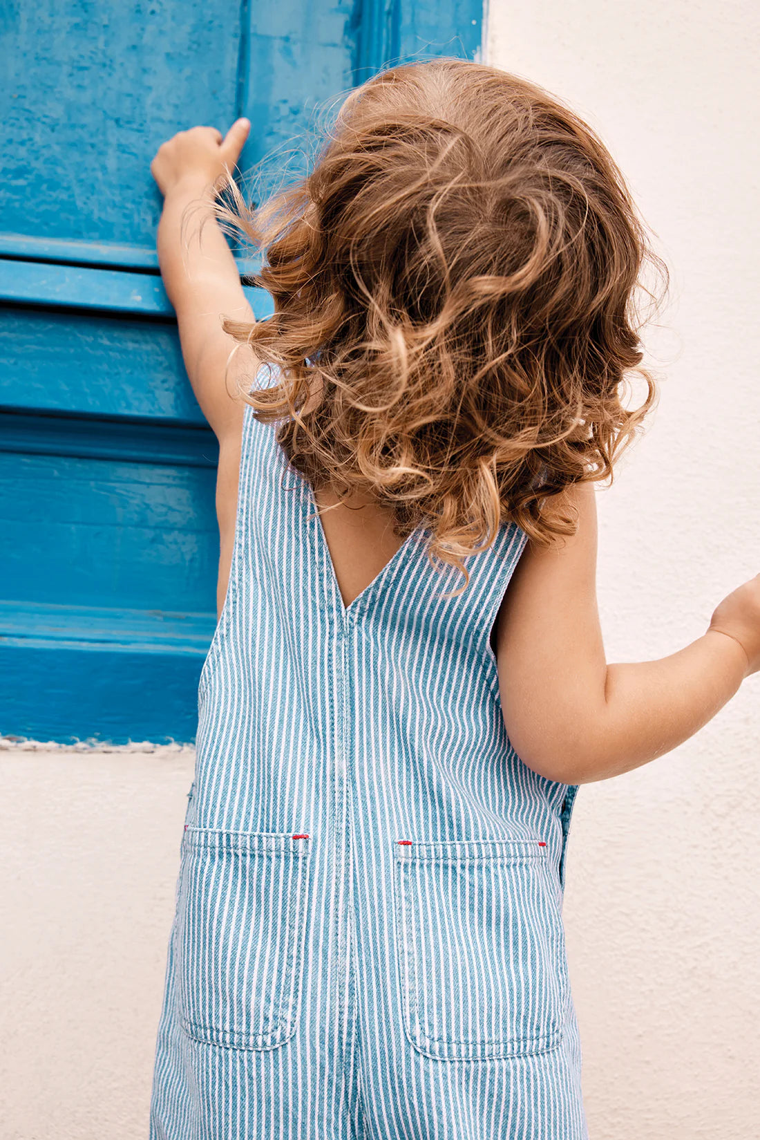 Salopette NICE rayures denim BONTON