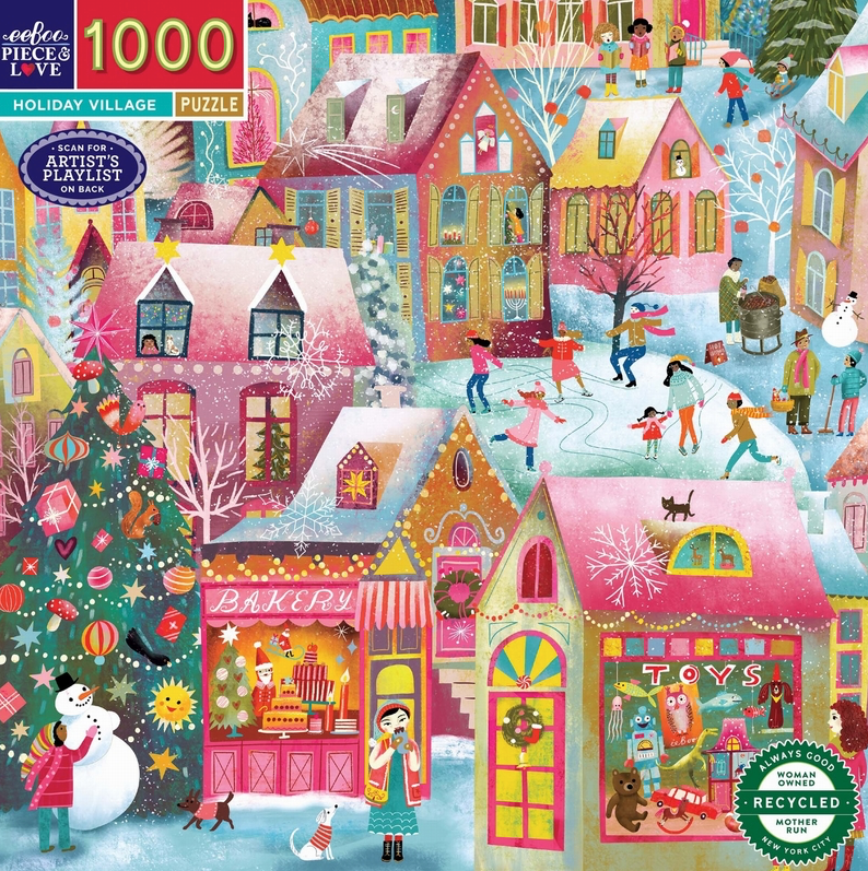 Puzzle Village de vacances 1000 pcs WILSON JEUX