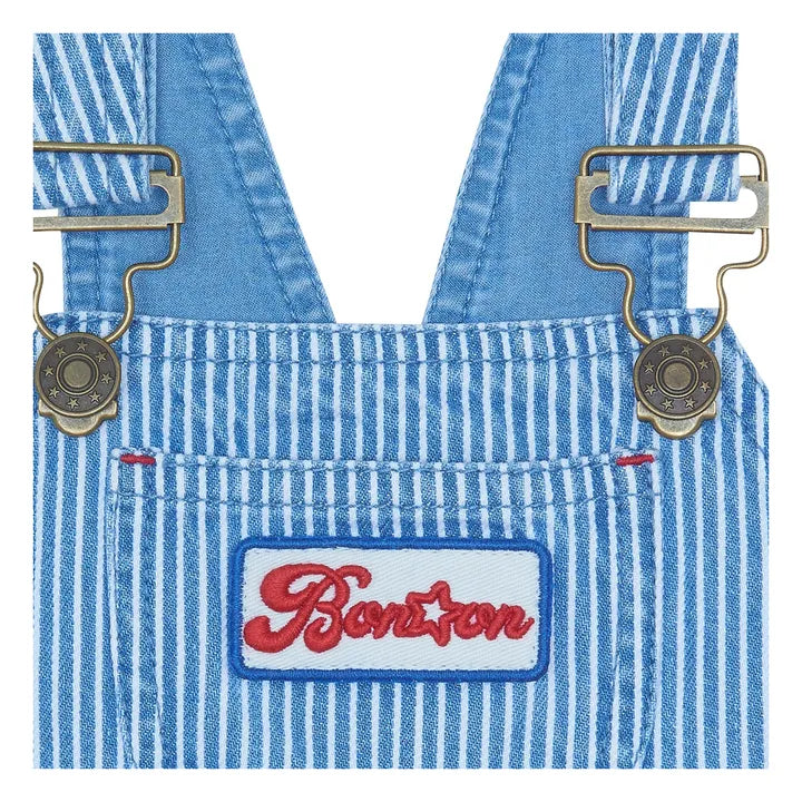Salopette NICE rayures denim BONTON