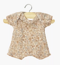 Body short Babies petites fleurs cacao MINIKANE