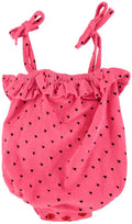 Barboteuse COEUR EPONGE rose fushia PIUPIUCHICK
