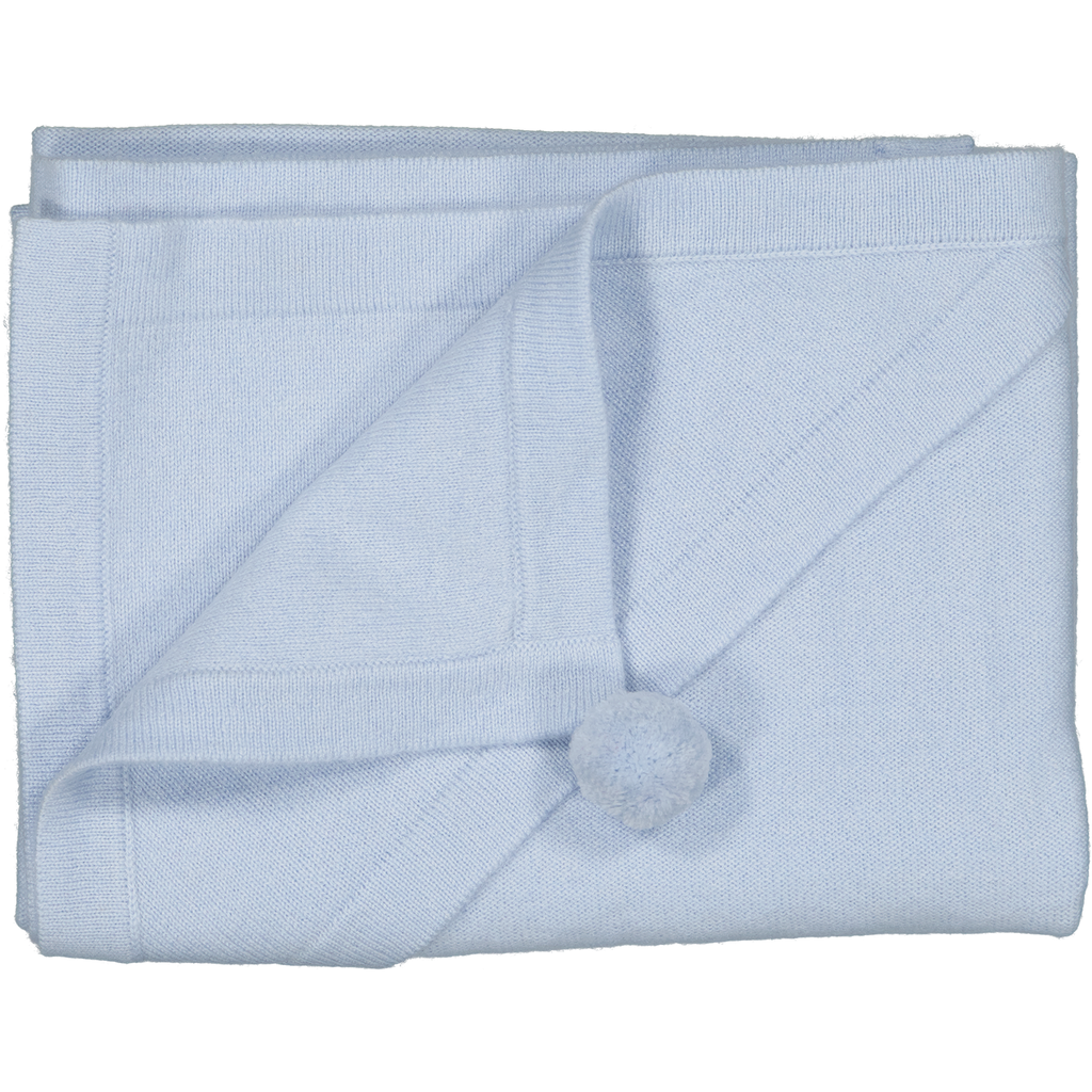 Couverture en cachemire Bleu ciel LES LUTINS