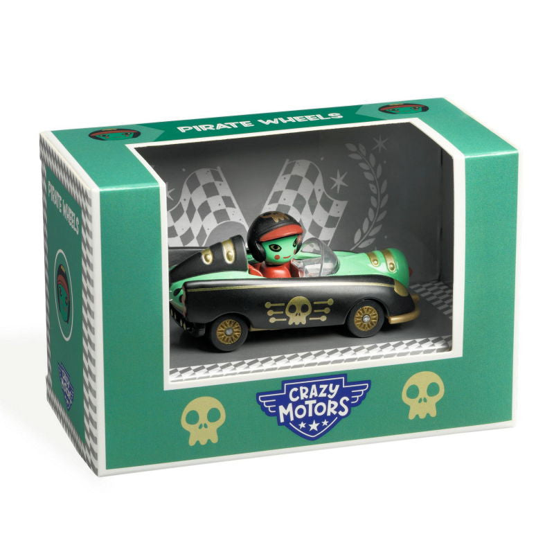 Crazy motors voiture PIRATE WHEELS DJECO
