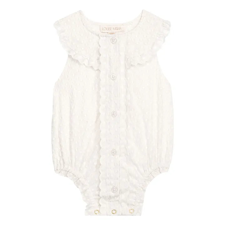 Barboteuse JADA off white LOUISE MISHA
