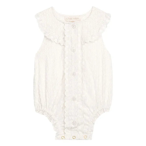 Barboteuse JADA off white LOUISE MISHA
