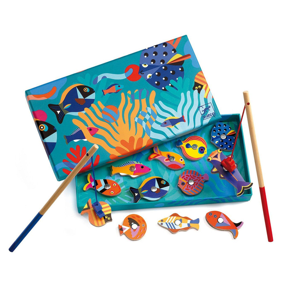 Pêche magnétique fishing graphic DJECO