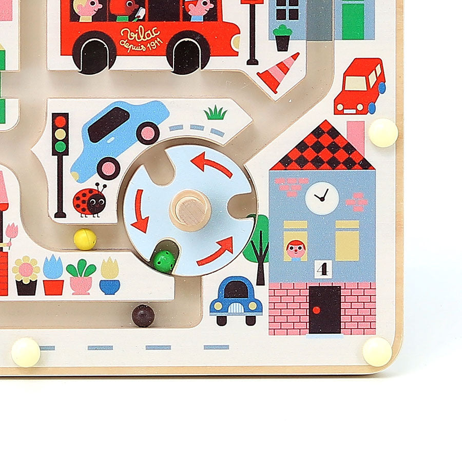 Labyrinthe magnétique MA PETITE VILLE Ingela P.Arrhenius VILAC