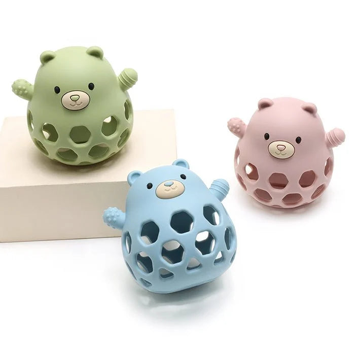 Balle de motricité Ours Vert RAMMELAARTJE