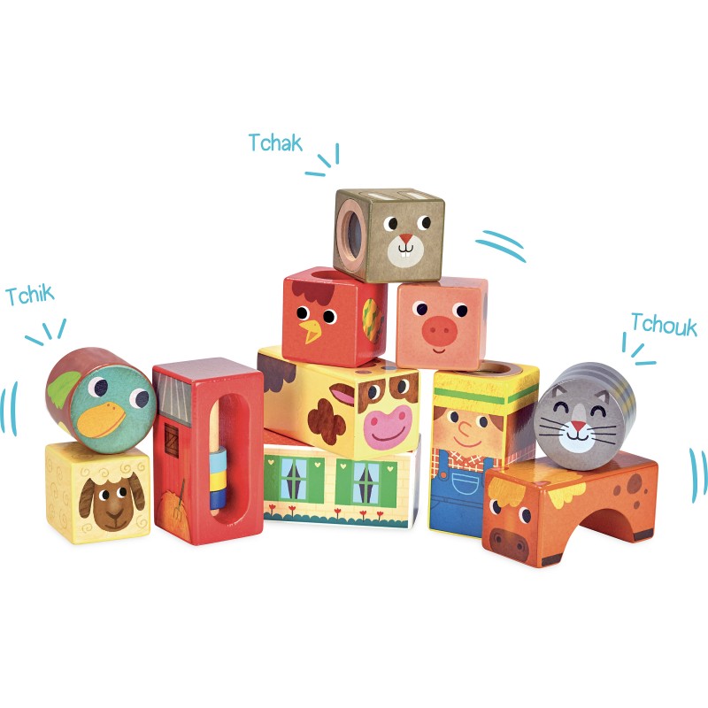 Cubes sonores de la ferme VILAC