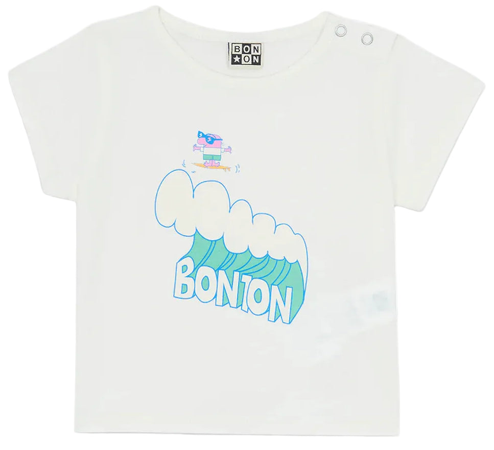 T-shirt TUBA WAVE ecru BONTON