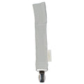 Attache-tétine lange gris POISPLUME