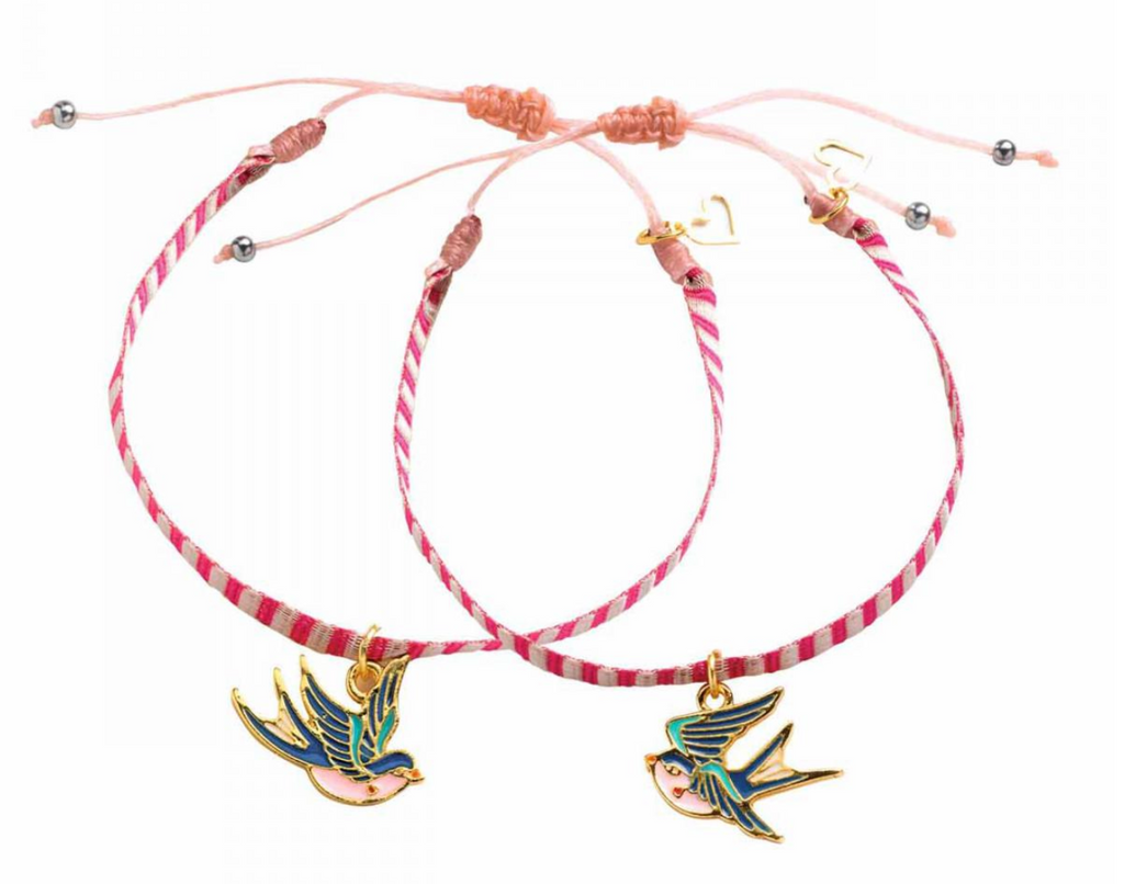 Duo Bijoux à créer Rubans oiseaux DJECO