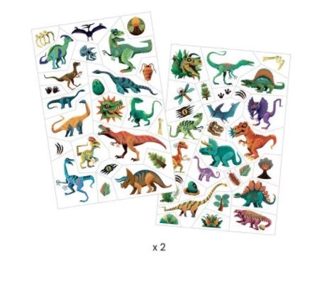 Tatouages Dino Club DJECO