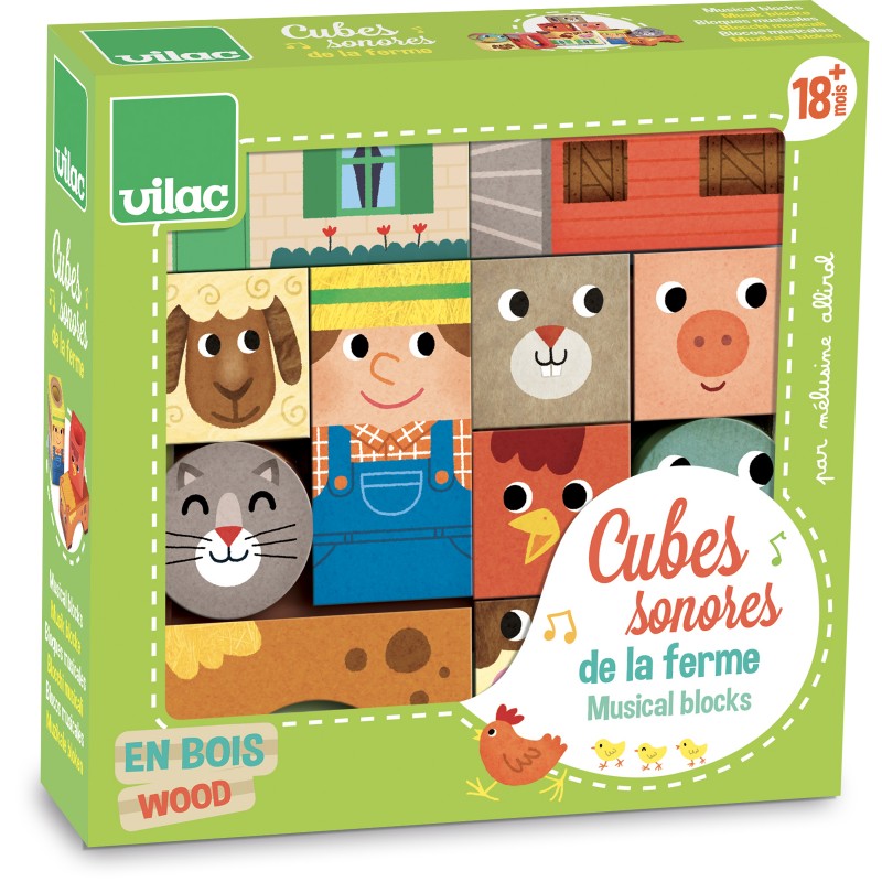 Cubes sonores de la ferme VILAC
