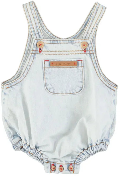 Barboteuse DENIM bleu délavé PIUPIUCHICK
